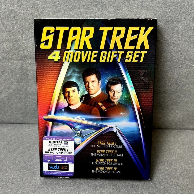 Star Trek Movie Gift Set DVD 2014 Star Trek Movie I IV Widescreen