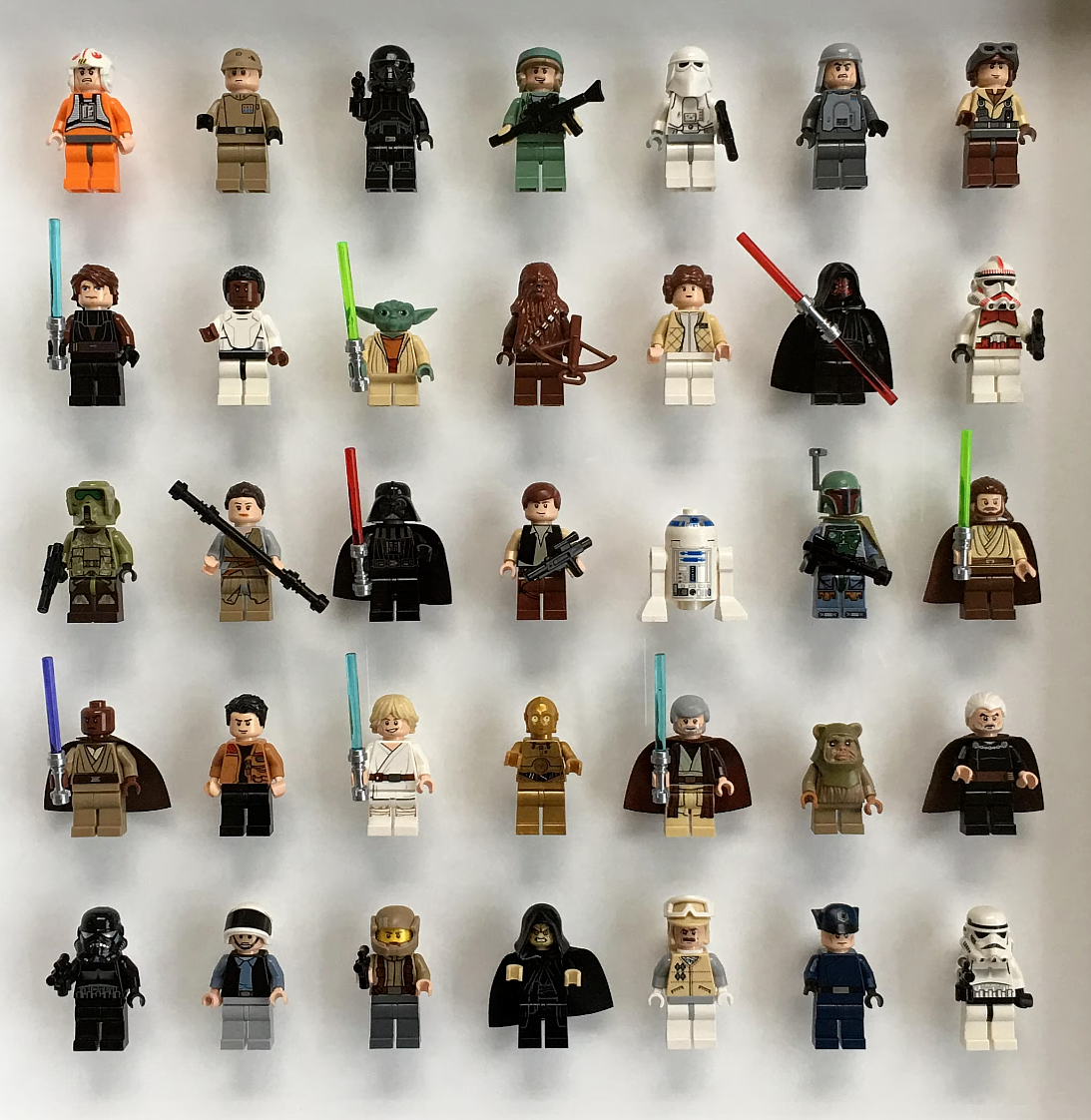 Wars Lego Minifigure Lego Collezione Authentic LEGO Star Wars