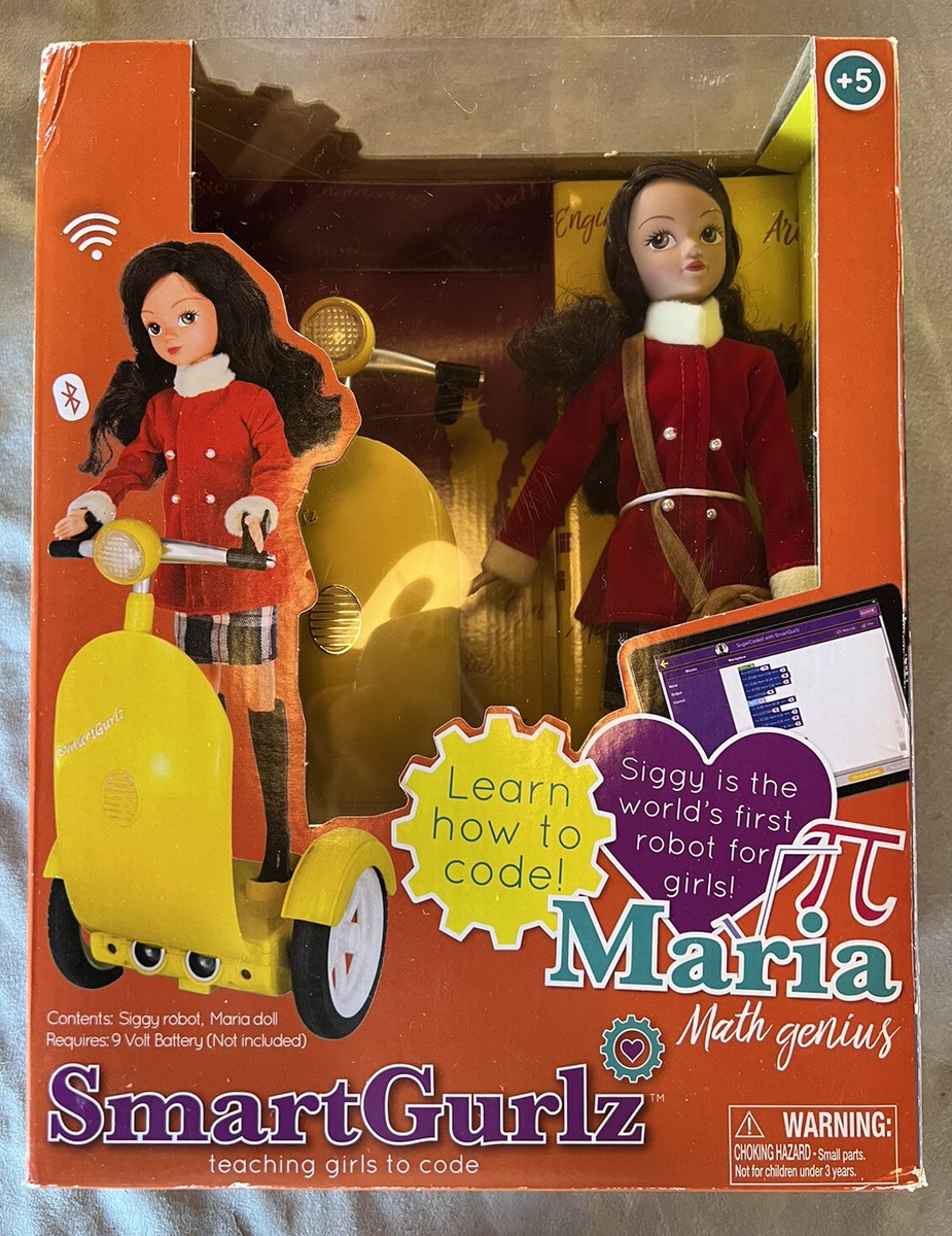 Smartgurlz Coding Siggy Segway Robot W Maria Doll for Girls Stem