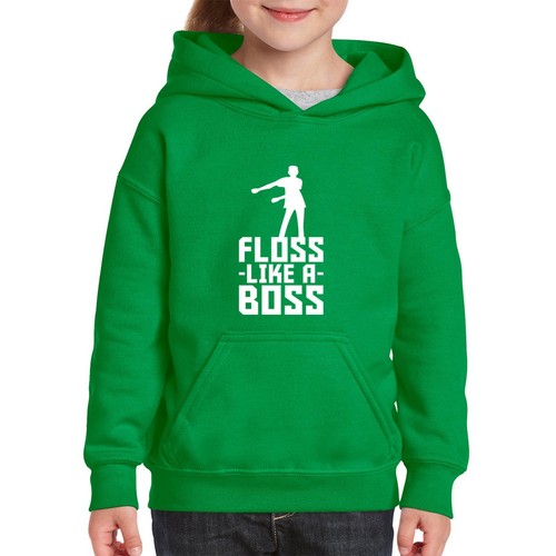 Floss Like a Boss Youth Unisex Hoodie - Picture 21 of 37