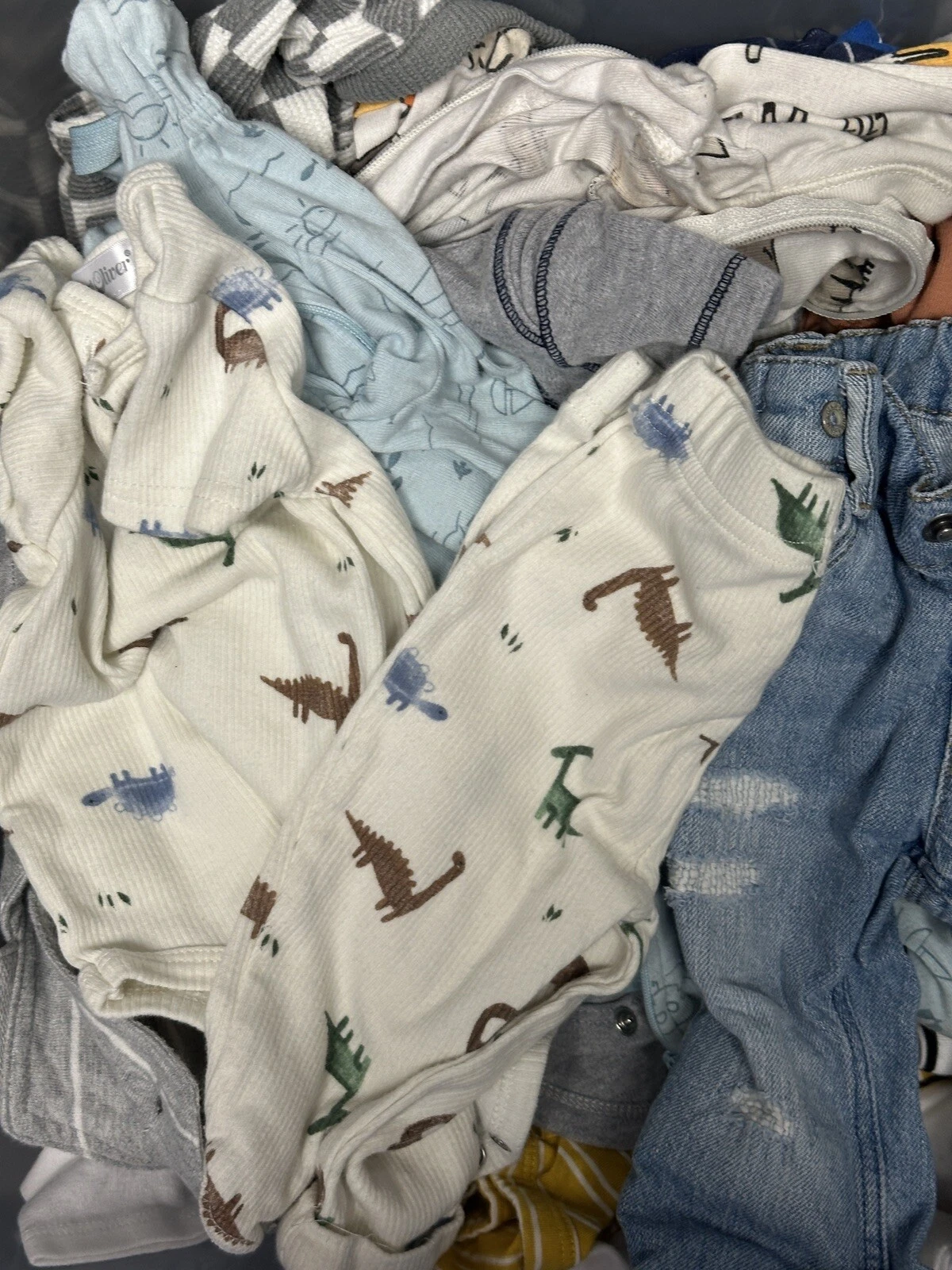  huge mixed lot assorted sizes baby clothes 