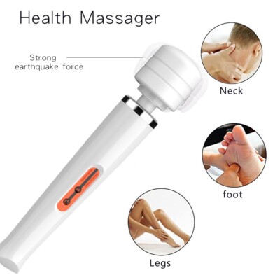 Multi-Speed Handheld Powerful Vibrating Massager Wand Personal Full Body  Therapy