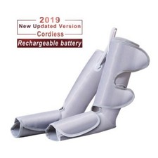 Leg Massager Foot and Calf Boots Wraps for Circulation and Relaxation Gray 