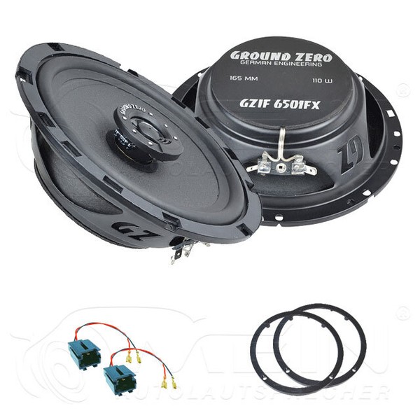 Ground Zero Lautsprecher FüR Citroen C8 2002-2014 Front Vorn 2-Wege 110W #Ahsd-image