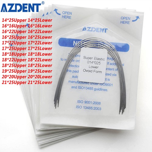 Staffe Ortodontiche Metalliche AZDENT &ndash; Mini Roth Bracket &ndash; Uso Dentistico