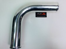 CURVA TUBO ALLUMINIO 90° 70 mm ESTERNI CONDOTTO ASPIRAZIONE INTERCOOLER TURBO