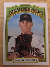 2021 Topps Heritage High Number Baseball Base Rookie #596 Taylor Widener RC