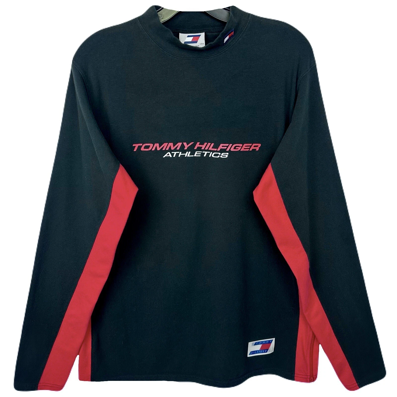 Rare Vintage Tommy Hilfiger Athletics Long Sleeve SpellOut Shirt - Men’s Large