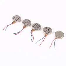 3V DC 1227 12mm x 2.9mm Cell Phone Shaped Vibration Scooter 5pcs