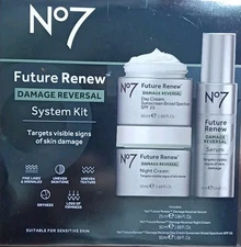 No7 No 7 FUTURE SKIN DAMAGE REVERSAL SYSTEM KIT 3-IN-1 NIGHT & DAY CREAM + SERUM