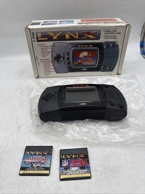 Atari lynx 2 console with box Never Used System Is New Condition Plus 2 Games