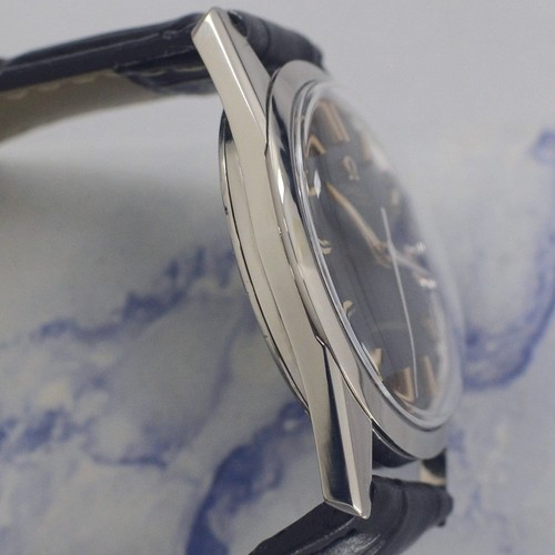 OMEGA SEAMASTER AUTOMATIC 24 JEWELS CAL.562 DATE BLACK DIAL VINTAGE MEN'S WATCH - Picture 10 of 13
