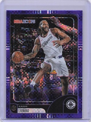 2025-26 Hoops #73 Kawhi Leonard Light Burst Purple #/99