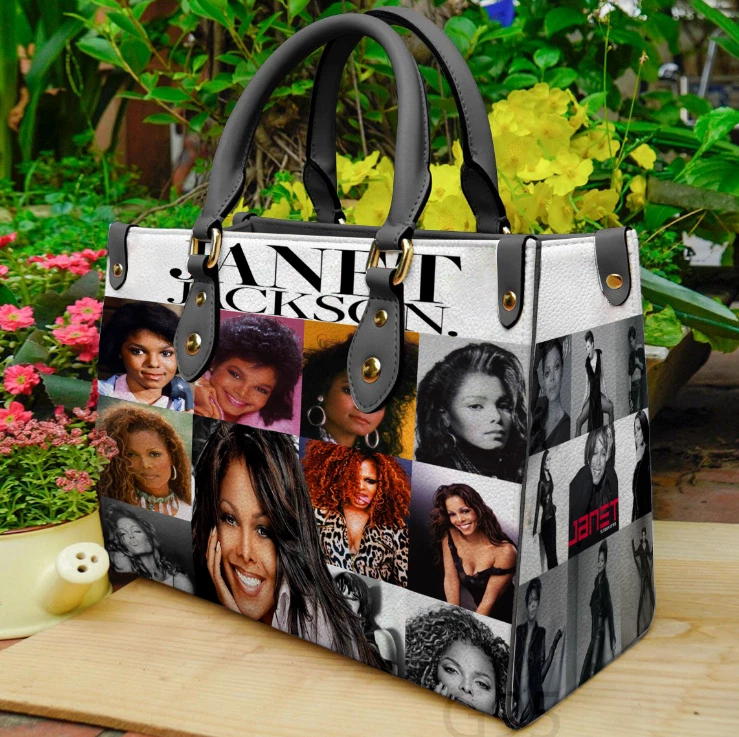 Janet Jackson 3 Leather Handbag
