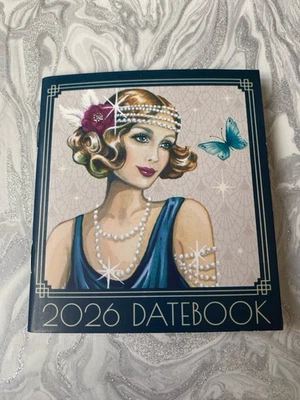 2026 DATE BOOK ART DECO 2026 Mini Date Book Diary, Shift Work Month Monthly To View 11 X 10cm Art Deco