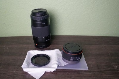 Sony 75-300mm f/4.5-5.6 Alpha A-Mount & Sony LA-EA5 A-Mount To E Mount Adapter