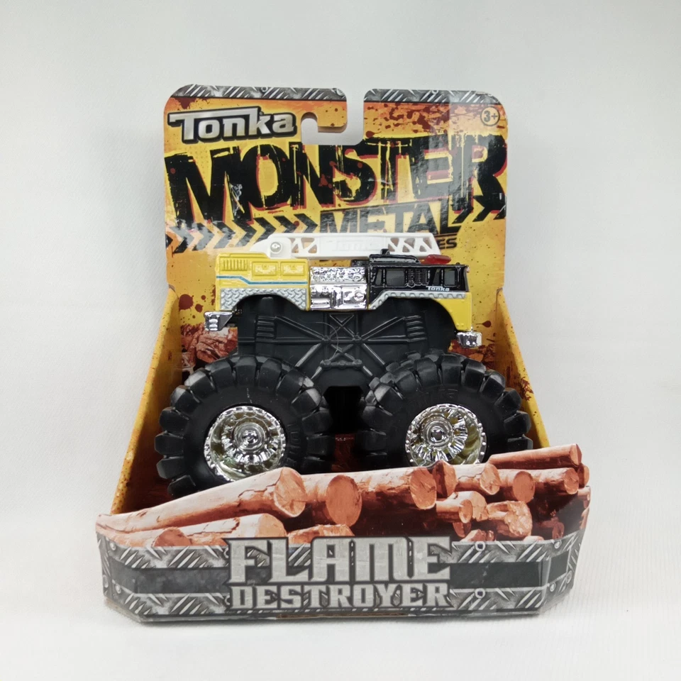 Hasbro Tonka Monster Metal Flame Destroy Fire Truck In Original Packaging 2015 - Image 3 of 4