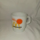 Vintage Fire King 'Good Morning' McDonald's Milk Glass Coffee Cup /Mug