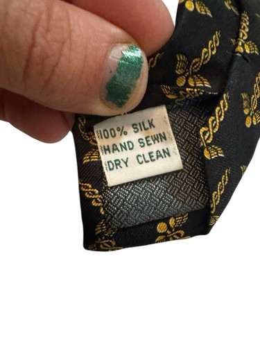 Rivetz Of Boston Caduceus Staff Of Hermes Medical Necktie 100% Silk - Picture 7 of 8