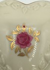 Vintage Lenox Rhodora Ivory Porcelain Heart Shaped Trinket Box w/ Gold Trim — photo 2