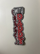 Memories With Daddy Handmade Scrapbook Title Die Cut Paper Pieced