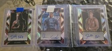 2023 WWE Panini Ivy Nile Brutus & Julius Creed Select Silver Flash Prizm Auto
