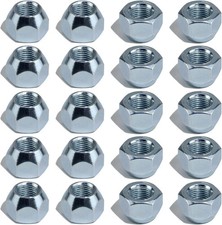 20pcs 12-20 Trailer Lug Nuts Trailer Wheel 509 Lug Nut Axle Hub Tire Lugs Nu