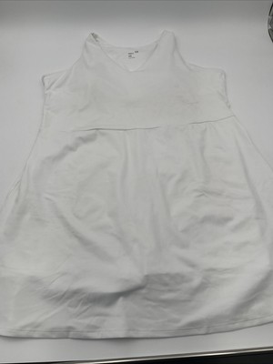 GapFit Active 2XL White Tank Dress