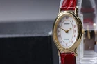 Vintage 1992 [Near MINT] Seiko Exceline 1F20-6A4A ASGP Gold Oval Qz Womens Watch
