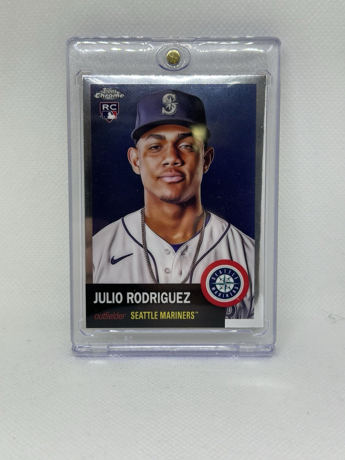 Julio Rodríguez, Seattle Mariners - 2022 Topps Chrome Platinum Rookie Card (RC)