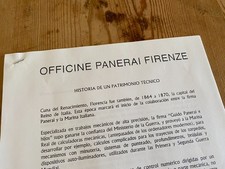 OFFICINE PANERAI  Dosier de prensa - Historia...