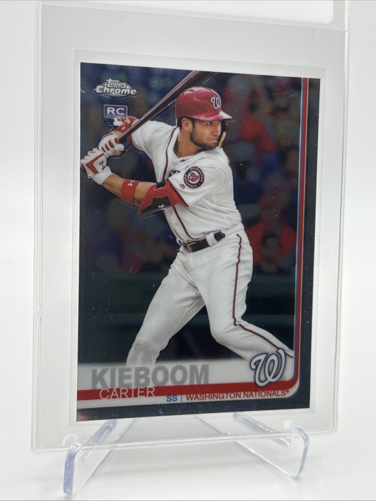 2019 Topps CHROME UPDATE Carter Kieboom Rookie Card #22 Mint FREE SHIPPING