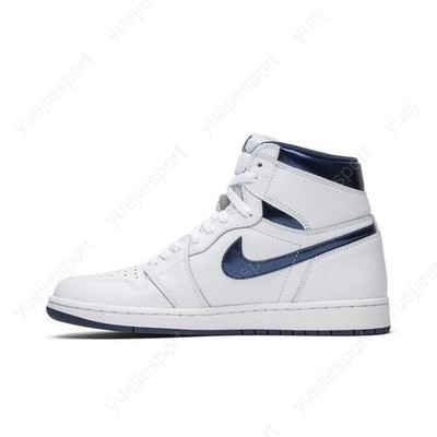 Size 9 - Air Jordan 1 Retro OG High Metallic Navy for sale online