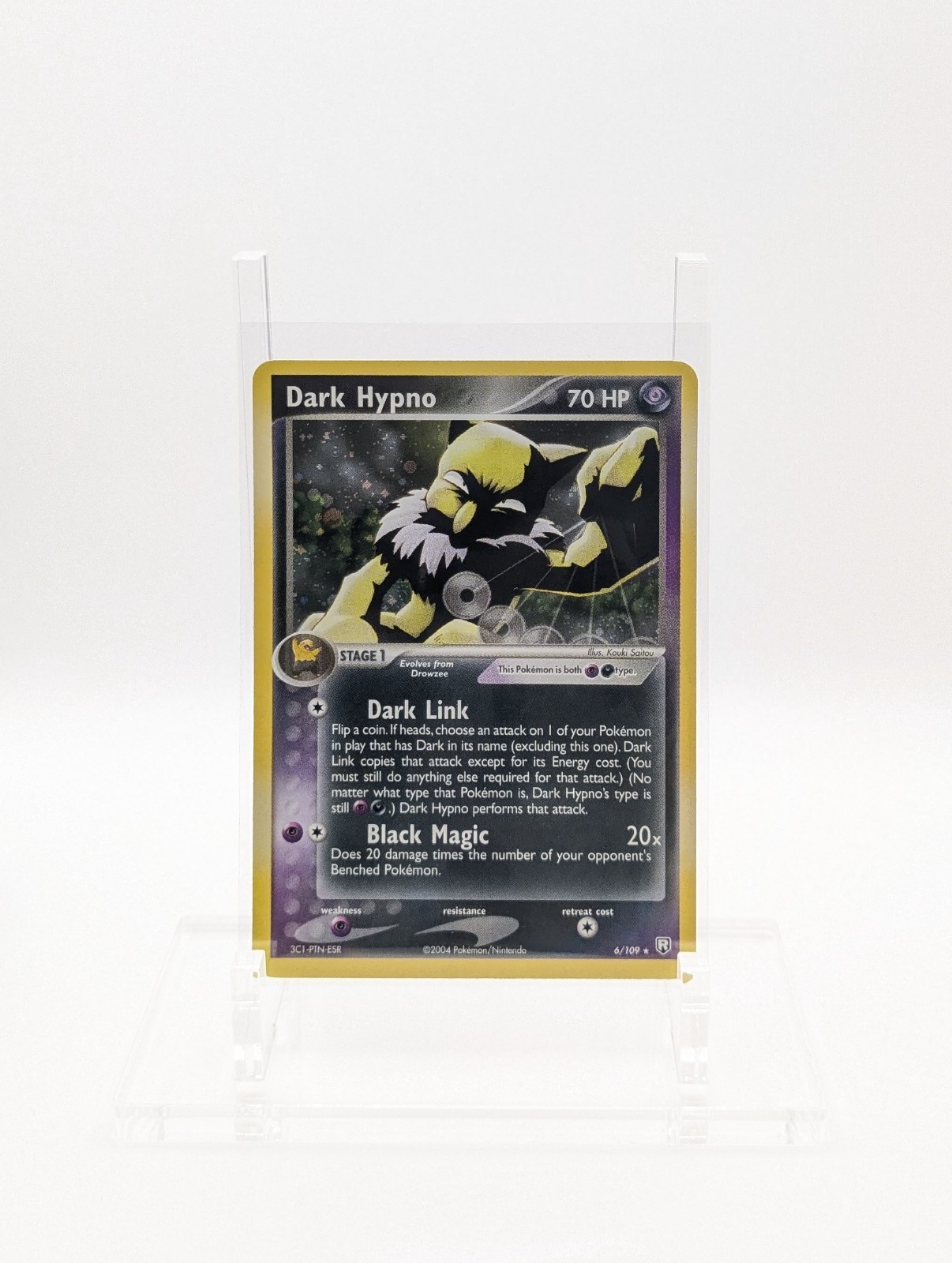 Pokemon EX TEAM ROCKET RETURNS - #6/109 Dark Hypno - ENG - Holo - Near Mint