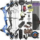Youth Compound Bow Arrow Set 15-45lbs Archery Kids Junior Hunting Target