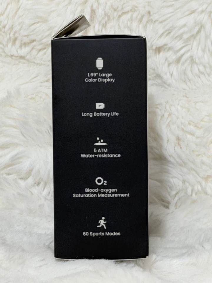 Amazfit Bip 3 A2172 Black 1.69" Large Color Display Bluetooth Smartwatch - Image 4 of 4