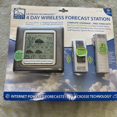 Weather Direct La Crosse Technology 4 Day Wireless Forecast Station 