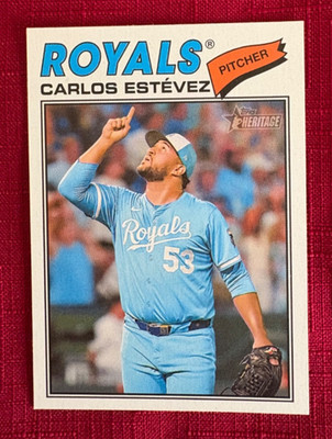 JOHN'S DEALS - US - 2026 TOPPS HERITAGE #314 CARLOS ESTEVEZ KANSAS CITY ROYALS