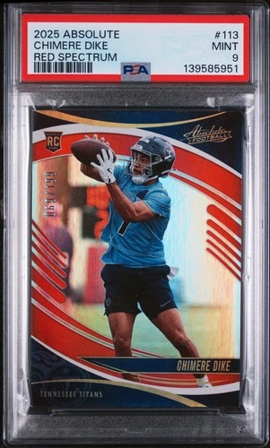 2025 Panini Absolute Chimere Dike Base (PSA 9)