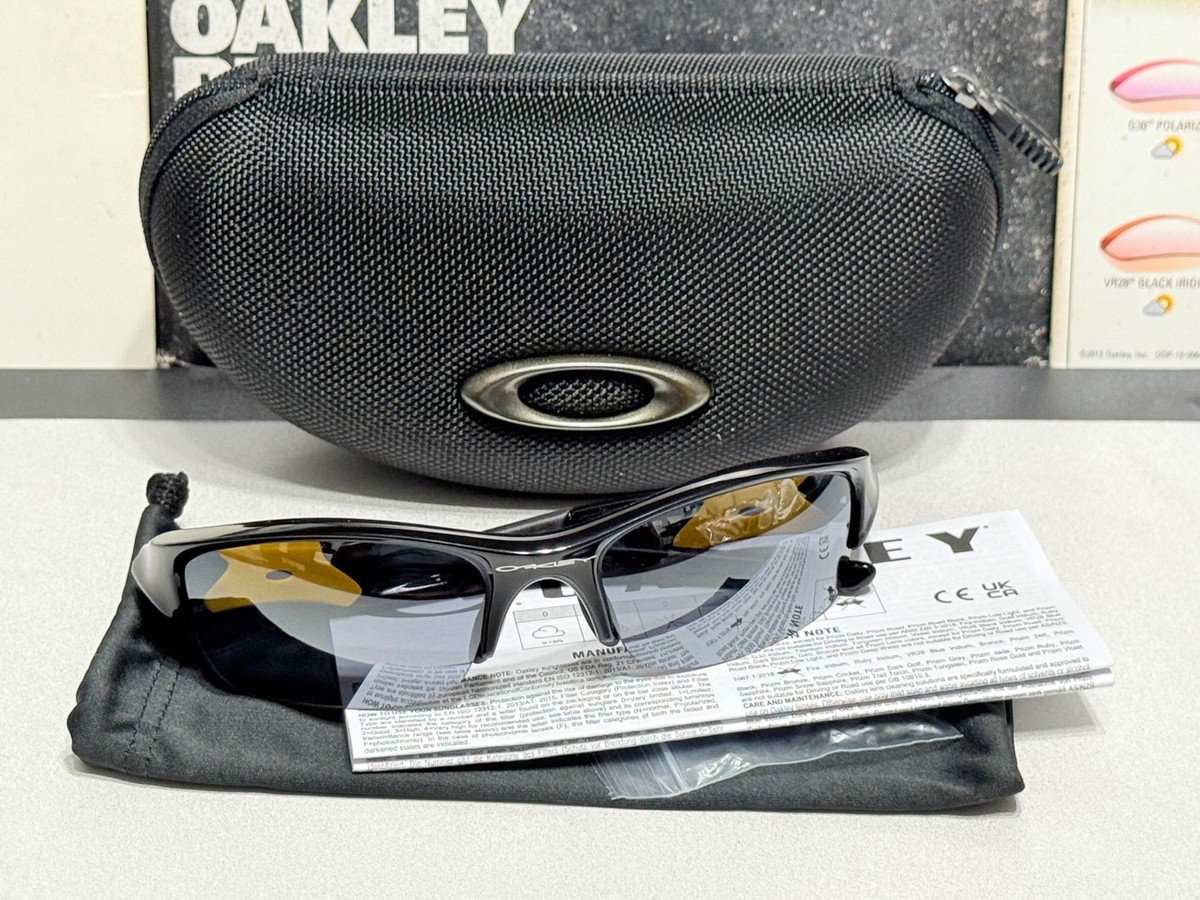 Oakley Livestrong Flak Jacket 1.0 Jet Black frame w/ Black Iridium