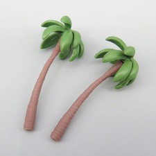 2015 Tracy Island Thunderbirds 2x Palm Tree Genuine Often Missing Spare Part