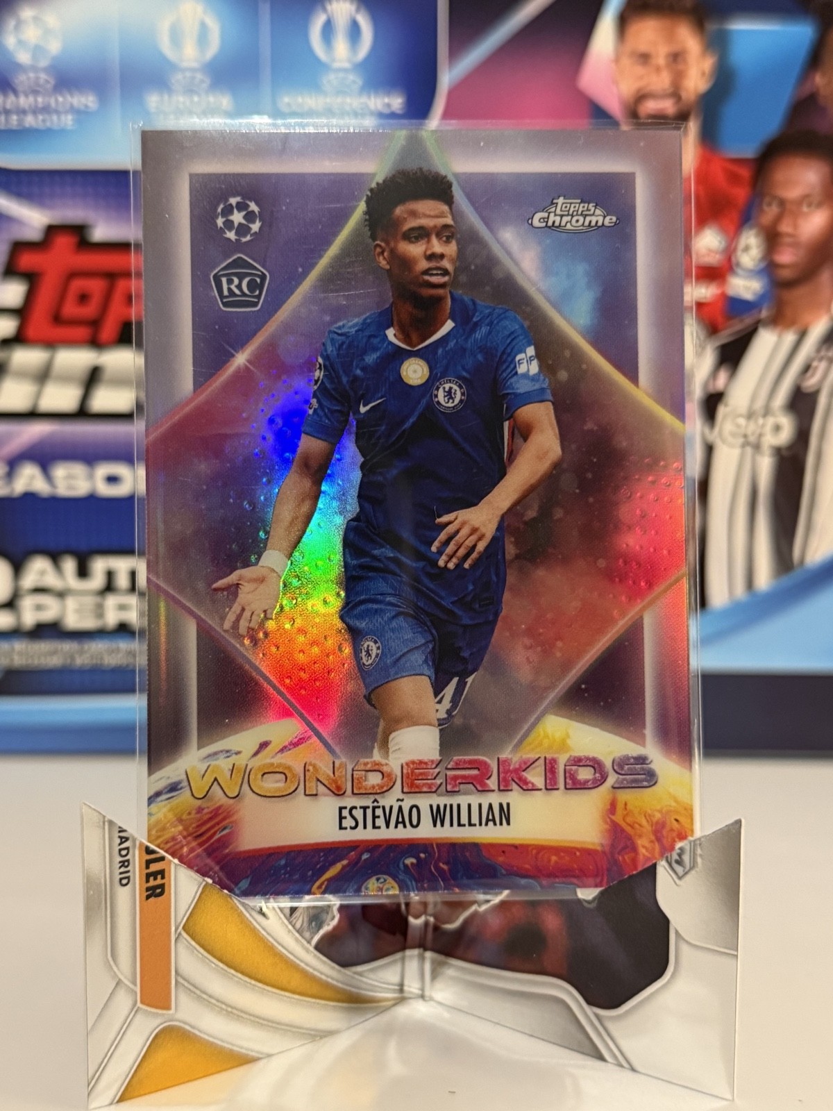 2025-26 Topps Chrome Uefa Club Competitions - Wonderkids Estevao Willian #3