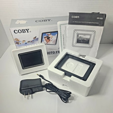 Coby DP352 White/Black Digital Photo PICTURE Frame - SD Card MS USB FLASH DRIVE