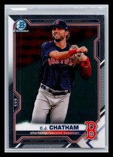 C.J. Chatham Boston Red Sox 2021 Bowman #BCP-113 Chrome Prospects