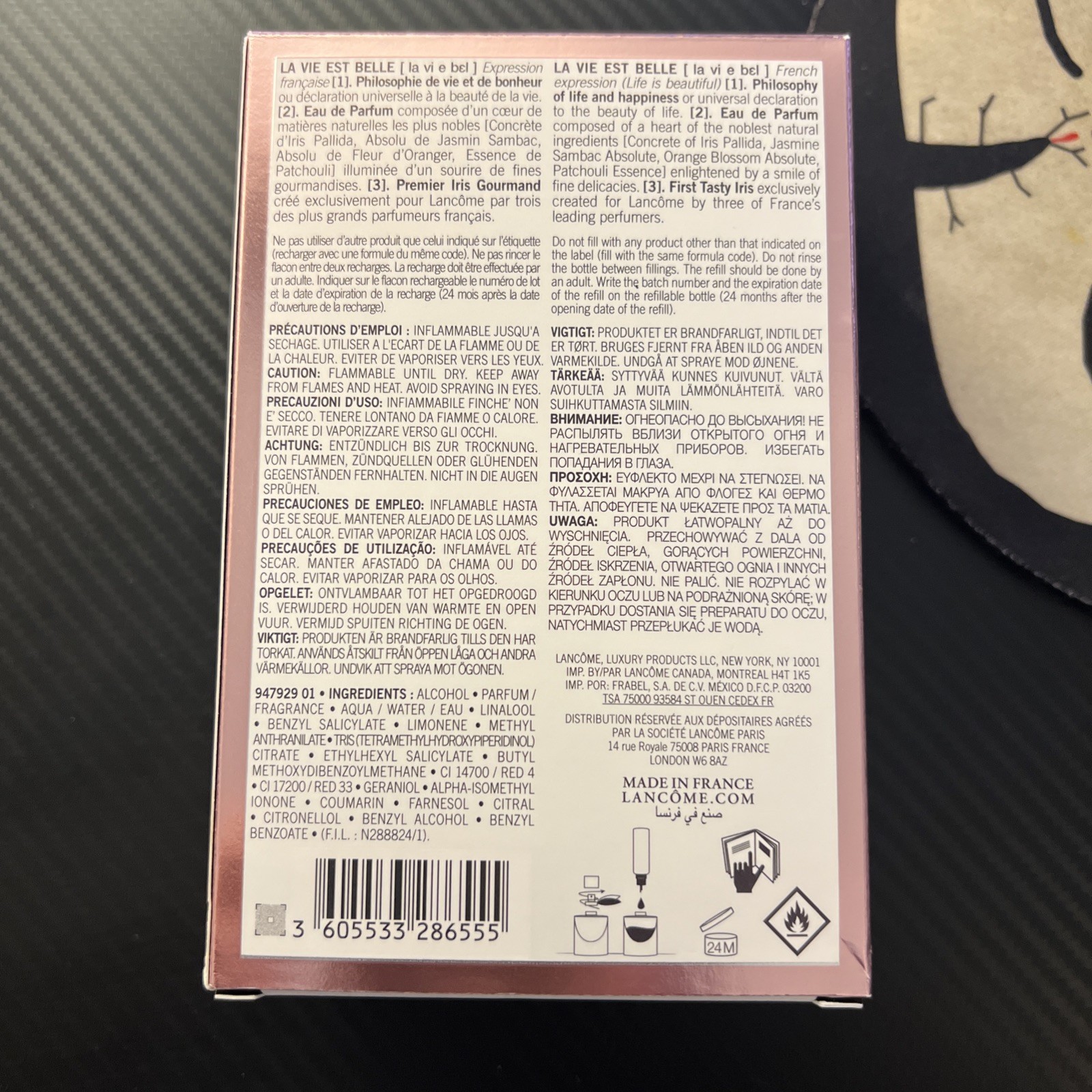 LANCOME LA VIE EST BELLE L'EAU DE PARFUM SPRAY FOR WOMEN 3.4 Oz / 100 ml NEW!!!