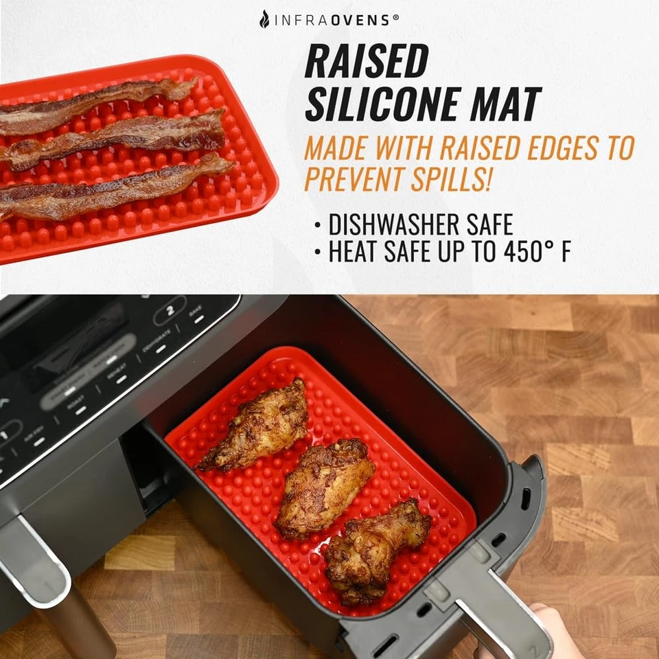 Accesorios para Freidora de Aire Doble Ninja 2 Cestas DZ201 8 Qt y DZ204 10 QT, 12 piezas... Foto 2 de 4