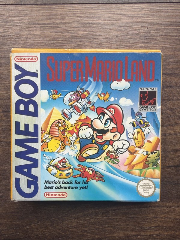 Nintendo Super Mario Land Game Boy 1990 Complete Original Game Pak, Manual+Boxed