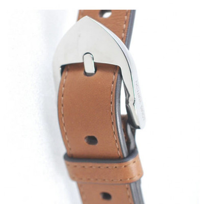 Louis Vuitton Santur Belt/Brown Color Silver Buckle MP021 80  display picture 2