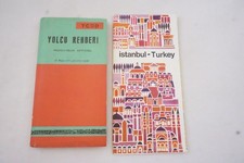 1971 Turkey Railway Timetable Map Turkish Istanbul TCDD Yolcu Rehberi