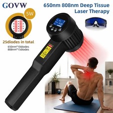 5W Handheld Cold Laser Therapy Device for Back Knee Joint Pain Rehabilitation
